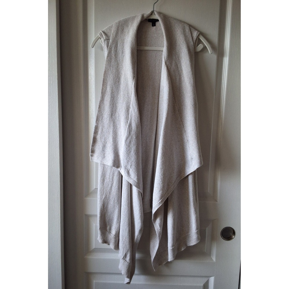 Talbots M Women Waterfall Sleeveless Cardigan Coastal Grandma‎ Holiday
